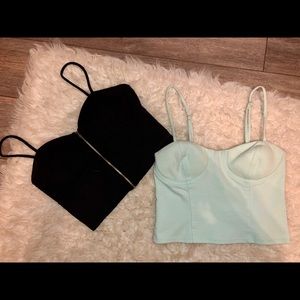 2 Crop Top Tanks
